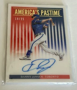 Panini Chronicles America's Pastime 2019 #AP-DJ Danny Jansen 18/25 Auto Gold (X7 - Imagen 1 de 3