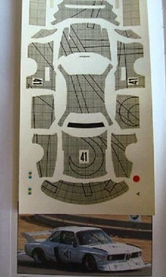 FDS TOPMODEL decals KIT 1/43 BMW 3,2 CSL LE MANS 1976 MILLIMETRE N.41