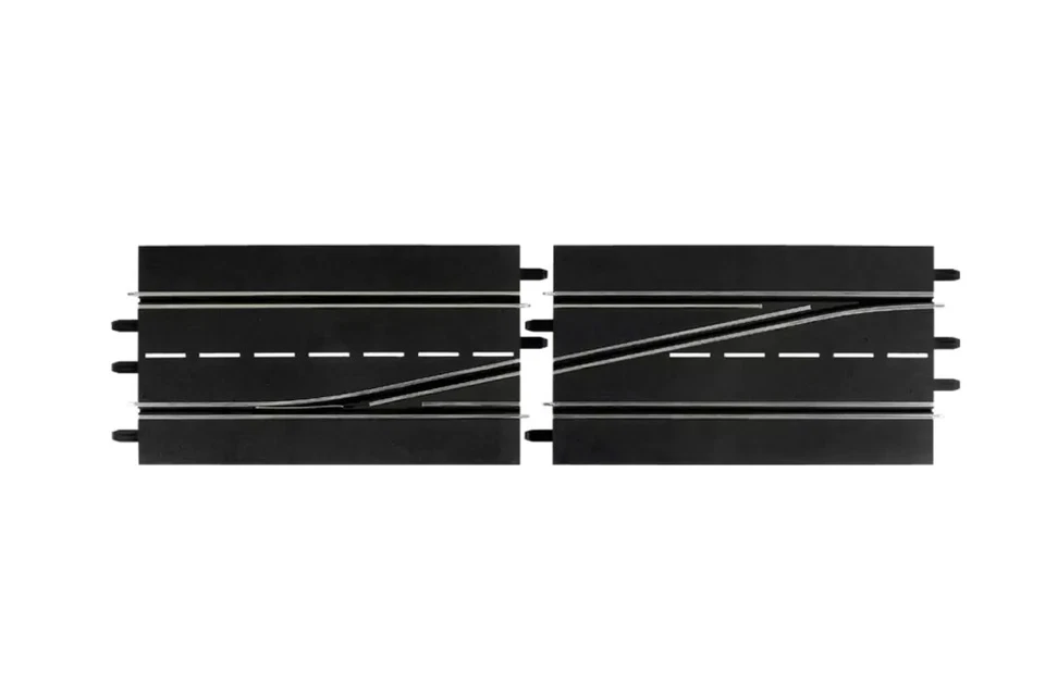 Carrera Digital Cambio de Carril Sección Izquierda 1/24 y 1/32 Ranura Coche Pista 30343 Foto 1 de 1