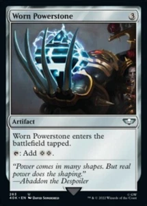 MTG - WORN POWERSTONE - Warhammer 40K Commander (U) - Picture 1 of 1