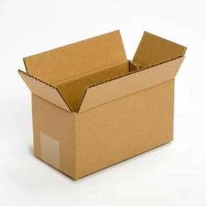 50 - 8x3x3 Long Uline Corrugated Shipping box- 200lb test cardboard shipping box - Picture 1 of 1