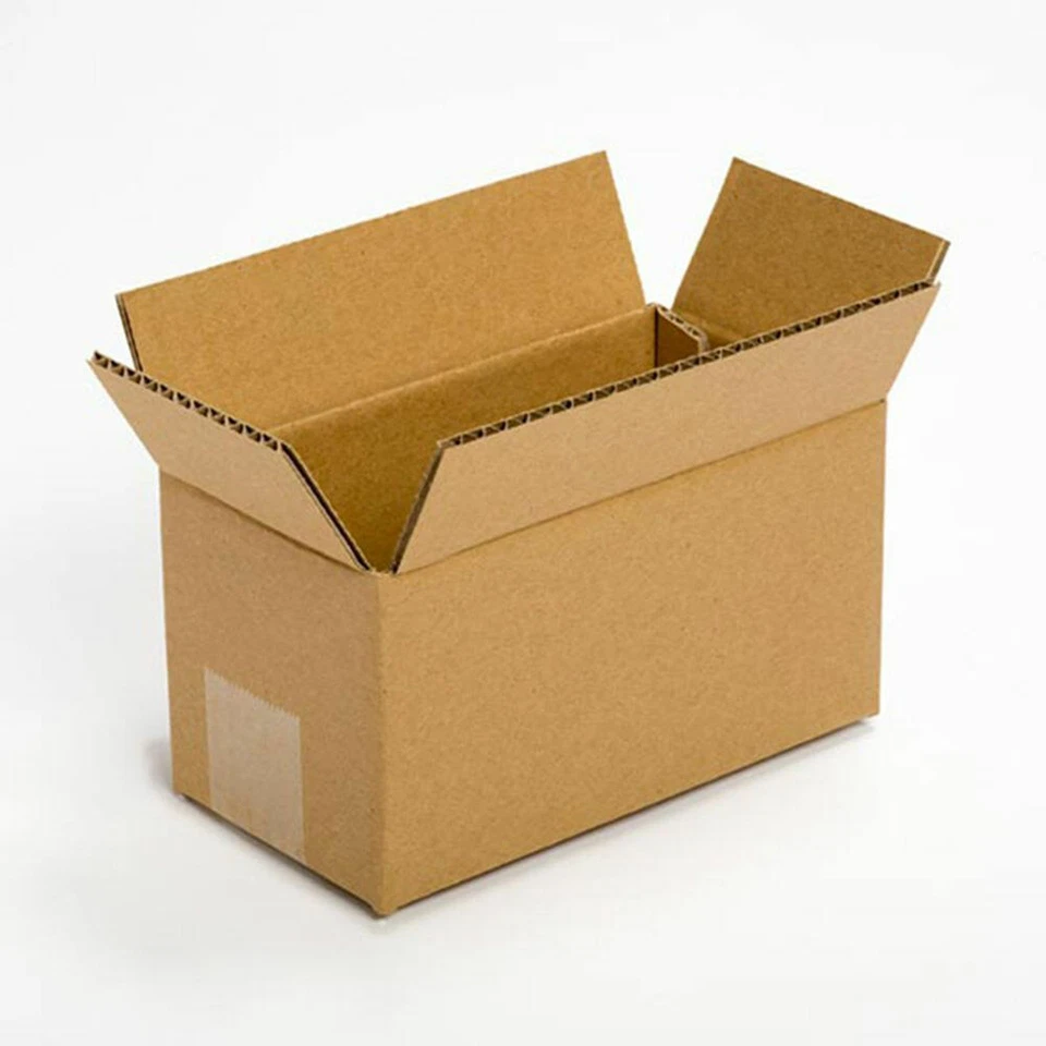 50 - 8x3x3 Long Uline Corrugated Shipping box- 200lb test cardboard shipping box - Image 1 of 1