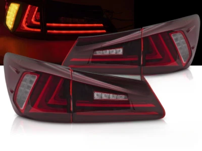 Paire de feux arriere Lexus IS II de 2006 a 2013 FULL LED Rouge - 41453525 - Immagine 1 di 4