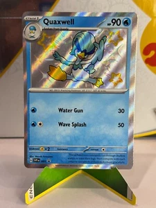 Quaxwell 083 SV: Scarlet & Violet Promo Card SVP Shiny Holo Rare NM Pokemon Card - Picture 1 of 2