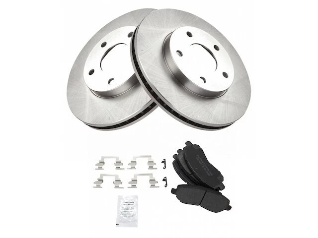 Pastilha de freio dianteiro e kit de rotor para 2001-2012 Mitsubishi Galant 2003 2010 NR911QC - Imagem 1 de 1