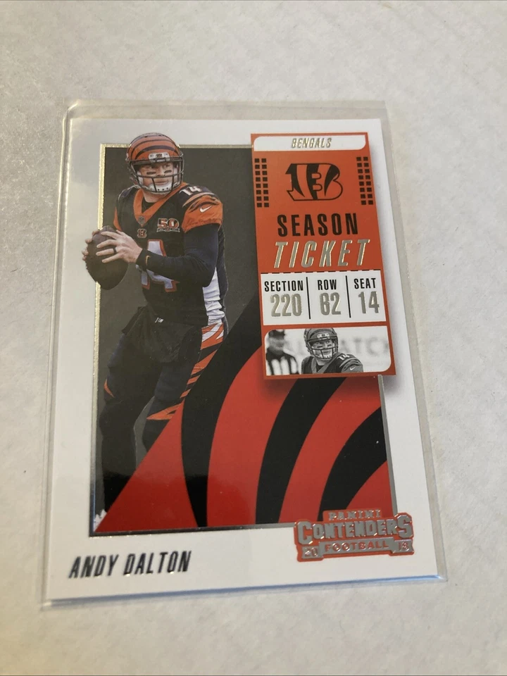 2018 Contenders Football Base #78 Andy Dalton Bengals - Image 1 of 1