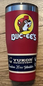 Buc-ee's Red Logo Stainless Steel 20oz Yukon Outfitters Tumbler Hot Cold - Picture 1 of 10