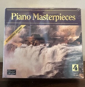 Piano Masterpieces 4 CDs Brand New Classical Music Masters Brand New Sealed - Picture 1 of 4