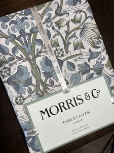 Morris & Co LODDEN OBLONG Tablecloth 60 X 120 Seats 10 - 12 FLORAL BEAUTIFUL! - Bild 1 von 7