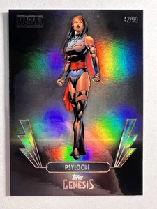 2025 Topps Disney Genesis #63 Psylocke/99 Marvel - Imagen 1 de 6