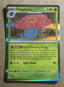 Pokemon 151 Vileplume 045/165 - Picture 1 of 1