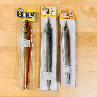 Nuovo Mg-Craft Skill Jig colore lamina d'argento 288 g 350 g totale 3 set - Immagine 1 di 2