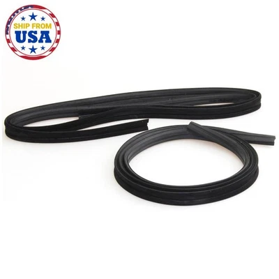 FIT NISSAN DATSUN 620 520 521 720 PICKUP TRUCK 65-86 DOOR GLASS RUN CHANNEL PAIR - Image 1 of 4