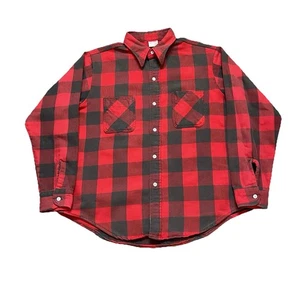Vintage Big Mac Tartan Plaid Button Down Shirt Size XL  Red Green  - Picture 1 of 6