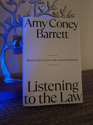 Supreme Court Justice Amy Coney Barrett book LISTENING TO THE LAW SIGNED  - Image 1 of 4