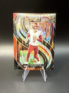 Panini Select 2024 - Premier Level Jayden Daniels #112 Amortiguador negro y rojo (RC) - Imagen 1 de 2