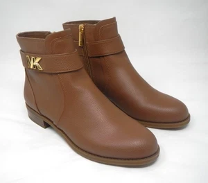 Michael Kors Damen braun Jilly Kunstleder Stiefeletten Booties 7-1/2 - Bild 1 von 8