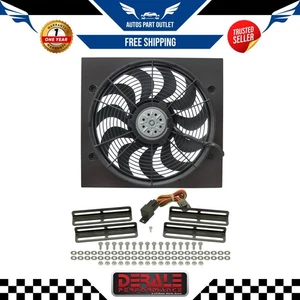 Derale 16919 Kit de cubierta/ventilador eléctrico RAD de 17"" de alto rendimiento único - Imagen 1 de 5