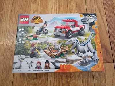 Lego Jurassic World NSIB 76946 Blue & Beta Velociraptor Capture - Image 1 of 4