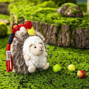 Mini Hedgehog Little Hedgehog Pendant Cute Hedgehog Plush Keyring Bag Pendant - Picture 1 of 11