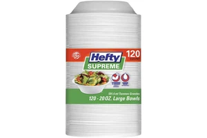 Hefty Supreme große Schaumstoffschalen, 20 Unzen, 120 ct. - Bild 1 von 3