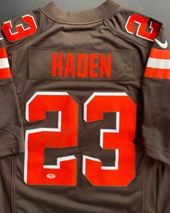Joe Haden Signed Autographed Cleveland Browns Replica Jersey Psa/Dna Coa - Picture 1 of 5
