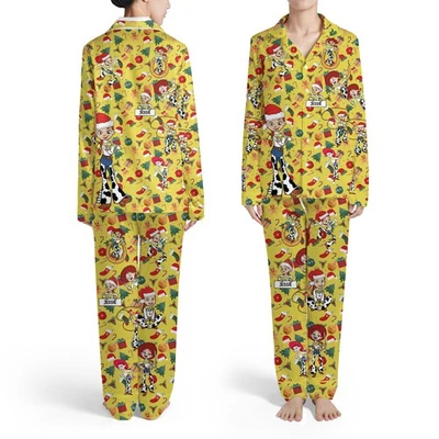 Jessie Vaquera Fiesta de Vacaciones Regalo Pixar Toy Story Feliz Navidad Pijama Conjunto Foto 1 de 3
