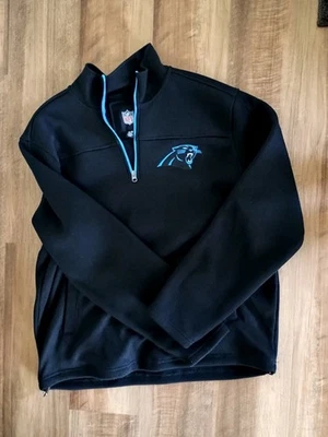 Pullover NFL North Carolina Panthers 1/4 cremallera negro talla para hombre X grande  Foto 1 de 4