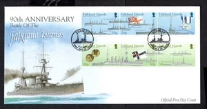 Falklandinseln - 2004 Battle of the Falklandinseln 90th Anniversary First Day Cover - Bild 1 von 2