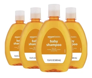 Amazon Basics 4 Pack Tear-Free Baby Shampoo 13.6fl Oz Each Pack Of 4 Exp 08/2027 - Picture 1 of 7