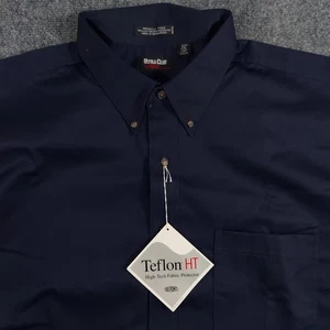 Ultra Club Collection Shirt Mens 2XL Long Sleeve Work Teflon Wrinkle Free Dress - Picture 1 of 10