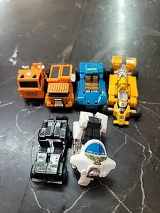 VINTAGE  1980'S GO-BOTS/TRANSFORMERS LOT OF 6 FIGURES Bandai Takara - Picture 1 of 7