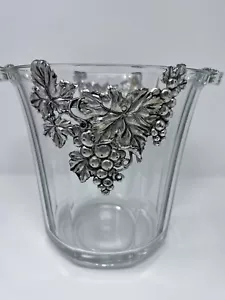 Arthur Court Vintage Large Ice Bucket Champagne Cooler Grape Design. - Picture 1 of 11