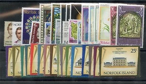 NORFOLK IS 1970-75, FEW '76-7, MOSTLY SETS*VF LH, 1ST HINGE, $110 - Picture 1 of 2