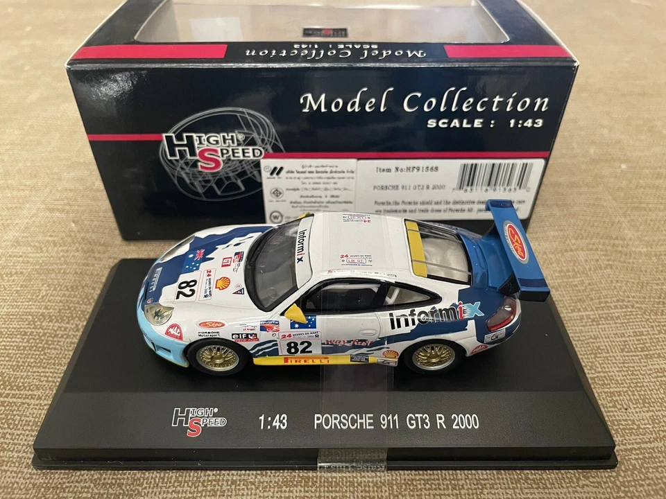 1/43 Porsche 911 GT3 R #82, 2000 Le Mans, High Speed HF9156S - Image 1 of 1