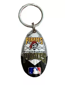 MLB Pittsburgh Pirates Vintage Spinner Teardrop Keychain - Picture 1 of 1