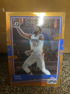 2020-21 Panini Donruss Optic Orange #3 Paul George /199 Los Angeles Clippers