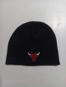 CHICAGO BULLS MILLER GENUINE DRAFT Beanie Stocking Hat Cap Winter Black Knit - Picture 1 of 6