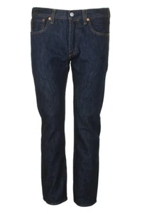 Levis Mens 501 Original Shrink to Fit Denim Button Fly Classic Rise Jeans - Picture 1 of 39