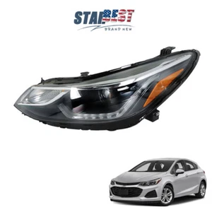For Chevy Cruze 2016-2019 Driver Side Front LED Headlamp Headlight Clear Black - Picture 1 of 13