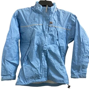 Lowe Alpine Womens Rain Jacket with Hood Light Blue Size Small - Picture 1 of 4