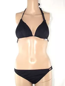 Calzedonia Cobey Bikini Costume Woman Mare Donna Nero It 3 Eu 75 M Medium - Foto 1 di 9
