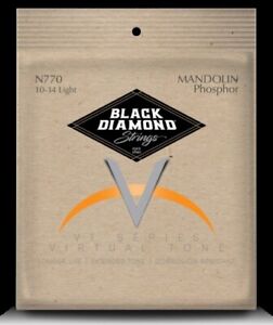 Black Diamond Mandolin Strings Phosphor Bronze Loop End .010-.034