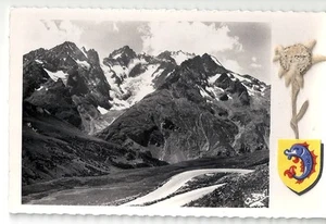 05 Route du Col du Galibier et Glacier de l'Homme (Collage Blume, Wappen) - Bild 1 von 1