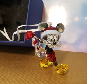 Swarovski Mickey Mouse Weihnachtsschmuck mit Zuckerstange - 5412847 - Bild 1 von 8
