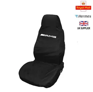 Will fit Merc AMG Waterproof Premium LARGE Black Front Car Seat Cover - Picture 1 of 1