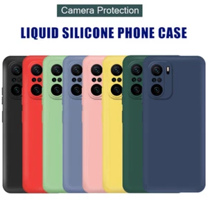 For Xiaomi Redmi Note 11 10 9 8 Pro Mi 12 Liquid Silicone Shockproof Case Cover - Picture 1 of 20
