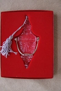 LENOX Paved Jewels "Bless Our Home Türklopfer VOLL BLEIKRISTALL Ornament - Bild 1 von 4