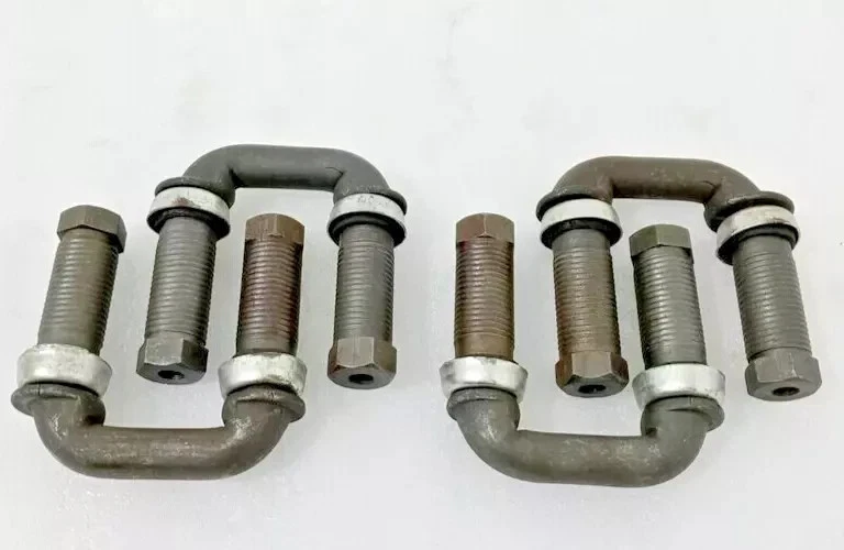 U SHACKLE SET OF 4 FIT FOR WILLYS MB GPW FORD JPW CJ2A JEEP Foto 1 de 4