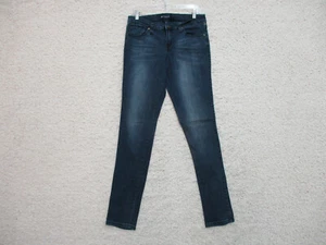 Rocawear Jeans 11 donna taglia junior blu denim skinny elasticizzato lavaggio scuro leopardato - Foto 1 di 10